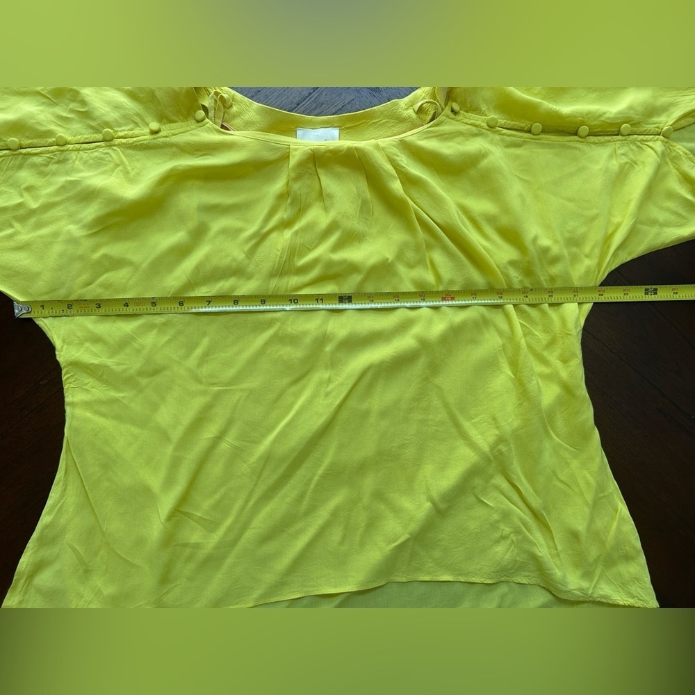MAEVE Yellow Women's Top SIZE SMALL - Picture 4 of 6